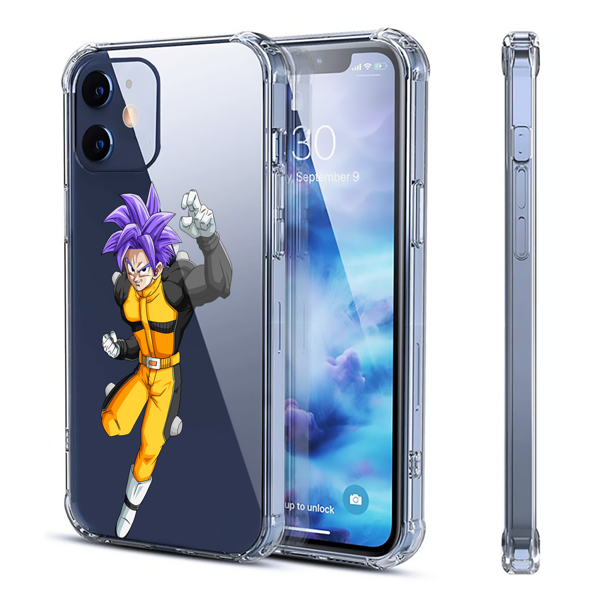 （画像用） ドラゴンボール DRAGON BALL 【iPhone 12シリーズ対応】透明スマホケース（クリアソフトケース）